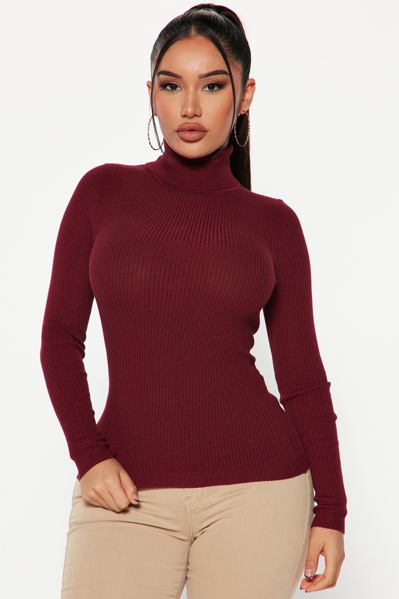 All The Glory Turtle Neck Sweater - Hunter