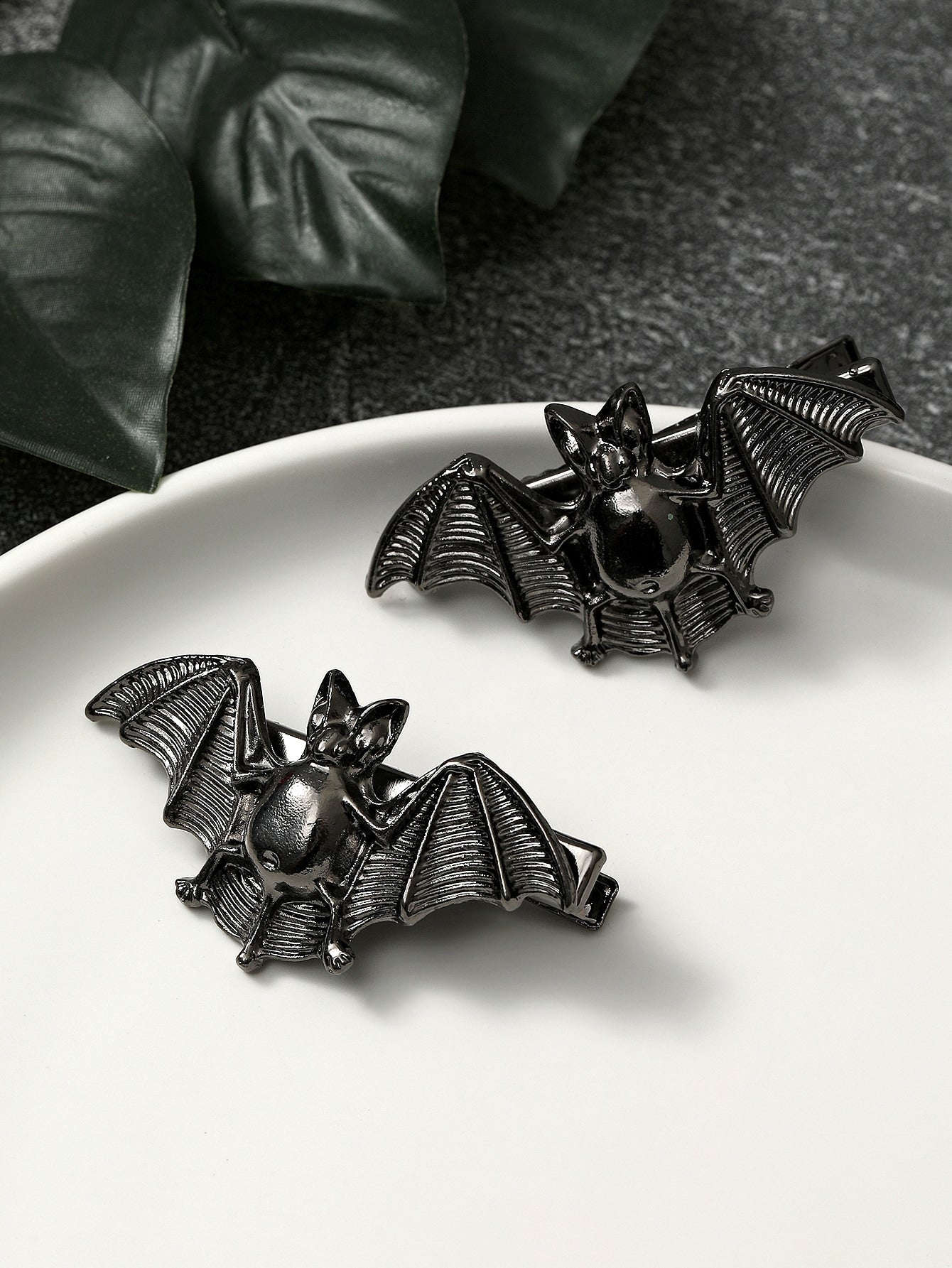 Bat Design Hair Clip - 2pcs