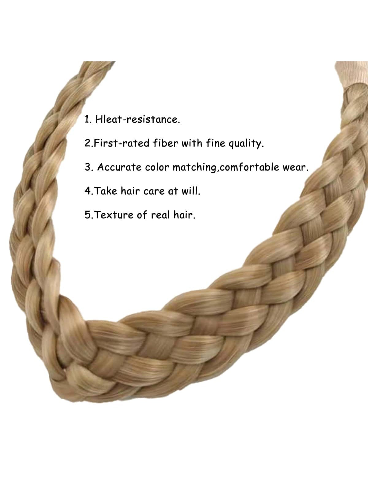 Braid Twist Headband Synthetic Braids Twist Elastic With Adjustable Belt