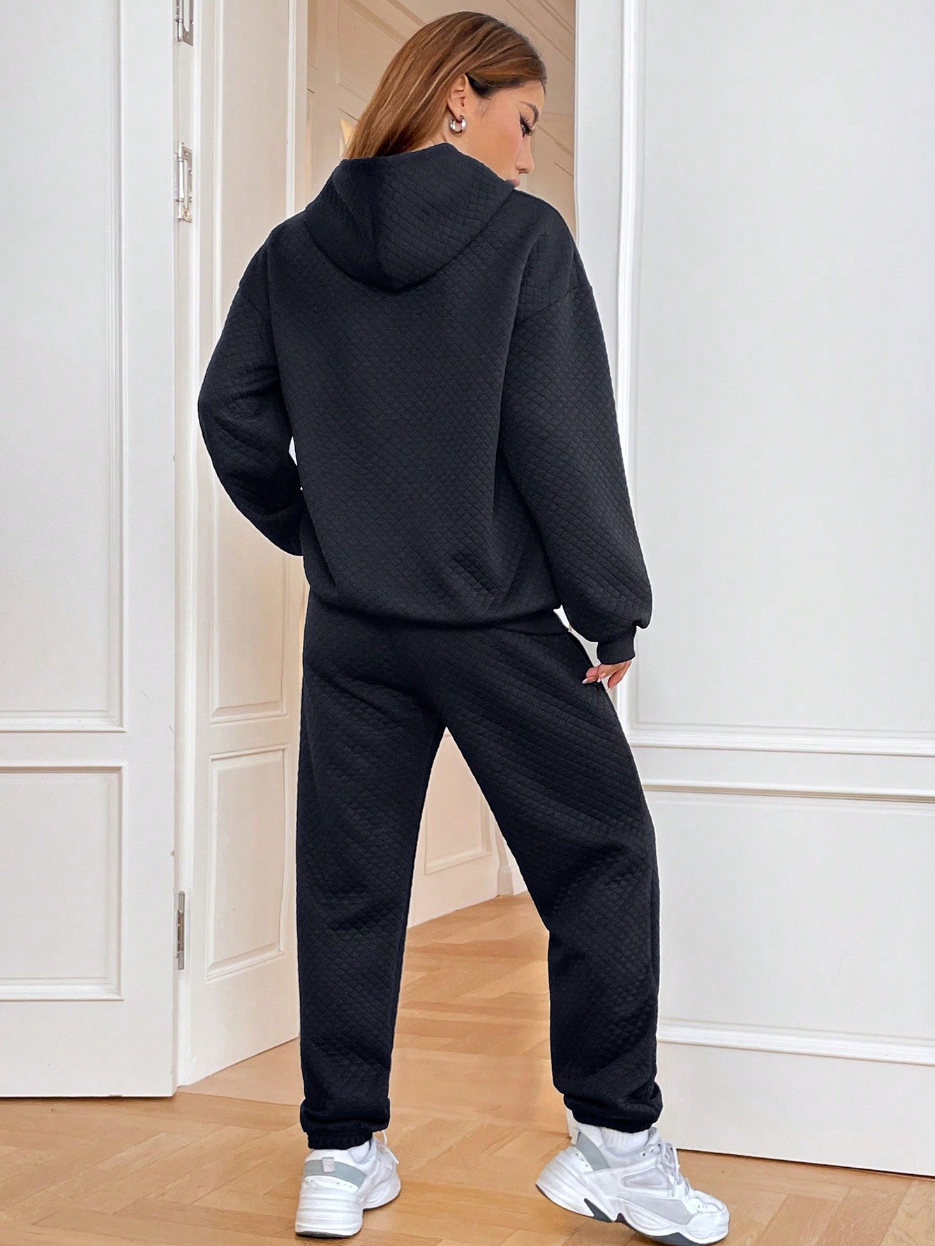 Lazy Day Drawstring Thermal Lined Hoodie & Sweatpants