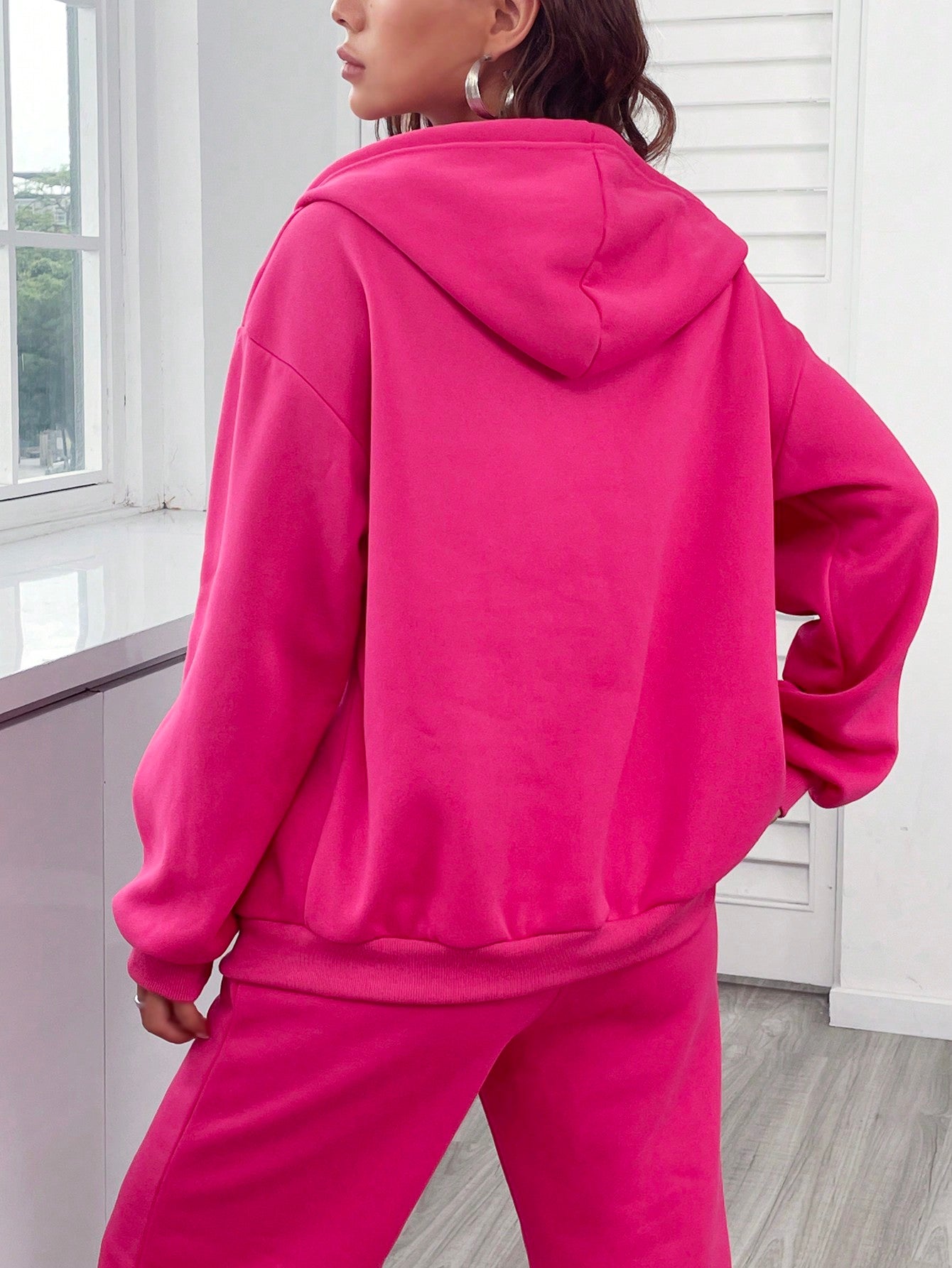 Lazy Day Drawstring Thermal Lined Hoodie & Sweatpants