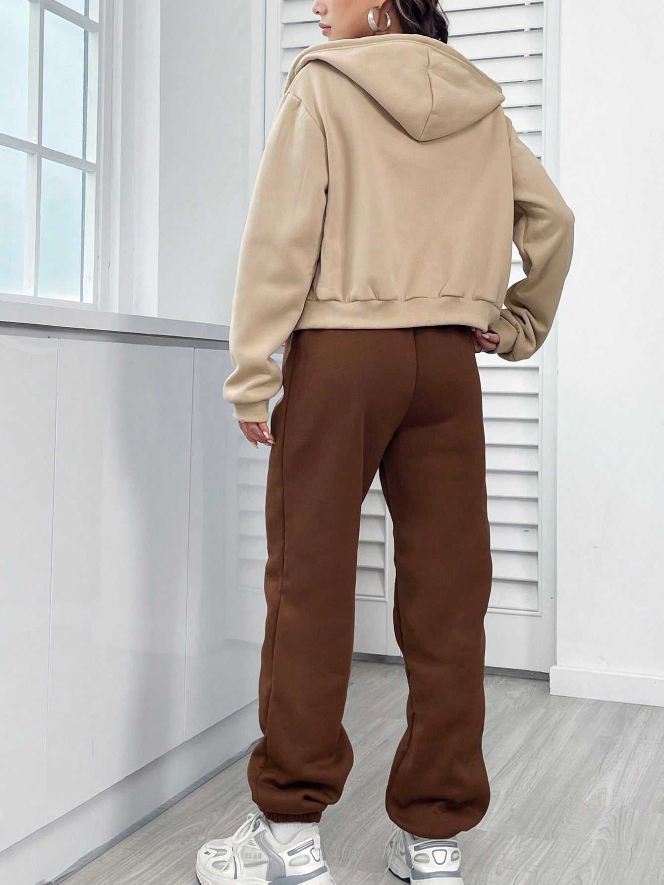 Lazy Day Drawstring Thermal Lined Hoodie & Sweatpants