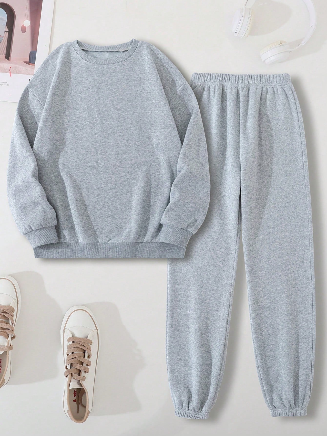 Lazy Day Drawstring Thermal Lined Hoodie & Sweatpants