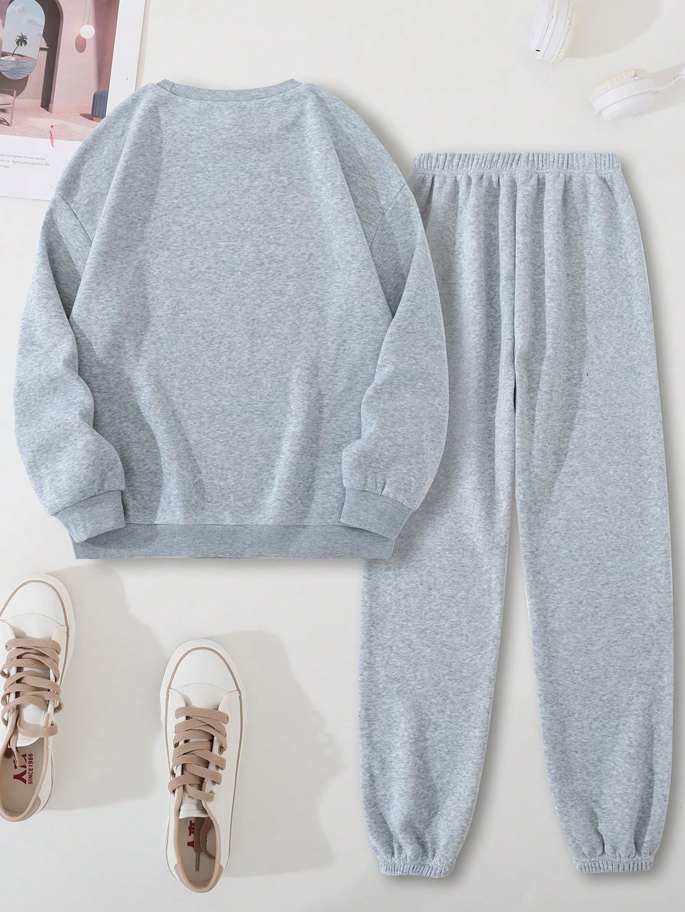 Lazy Day Drawstring Thermal Lined Hoodie & Sweatpants