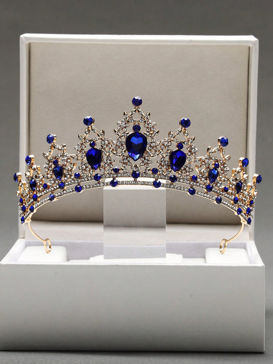 Exquisite Alloy Blue Crown