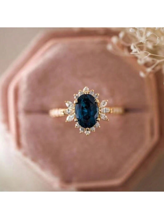 Royal Ring,  Blue Sapphire