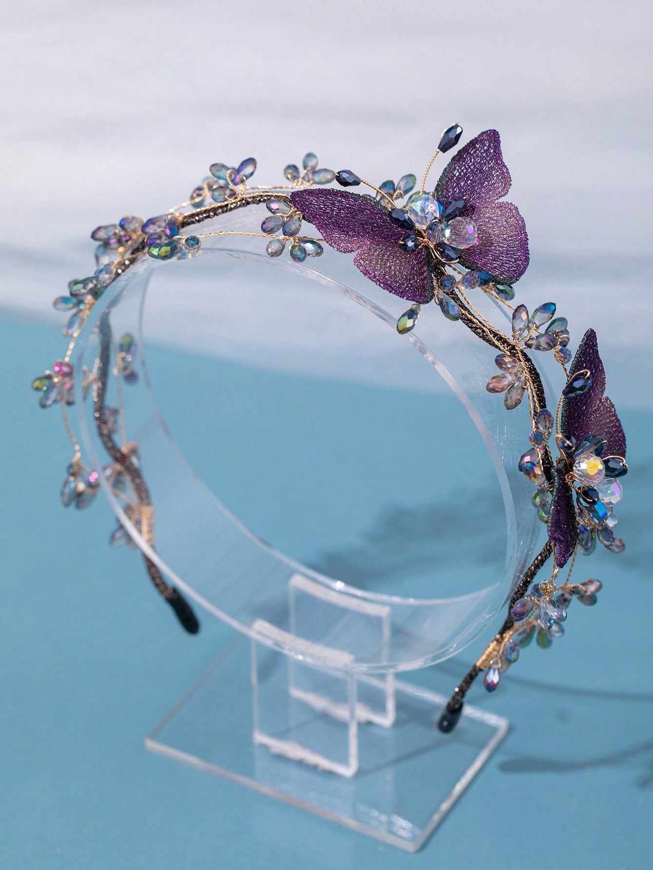 Romantic Flower & Leaf Headband - Fairy Hair Accessory