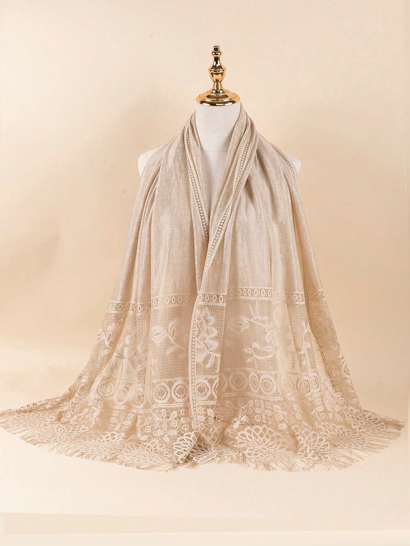 High-End Lace Shawl Scarf