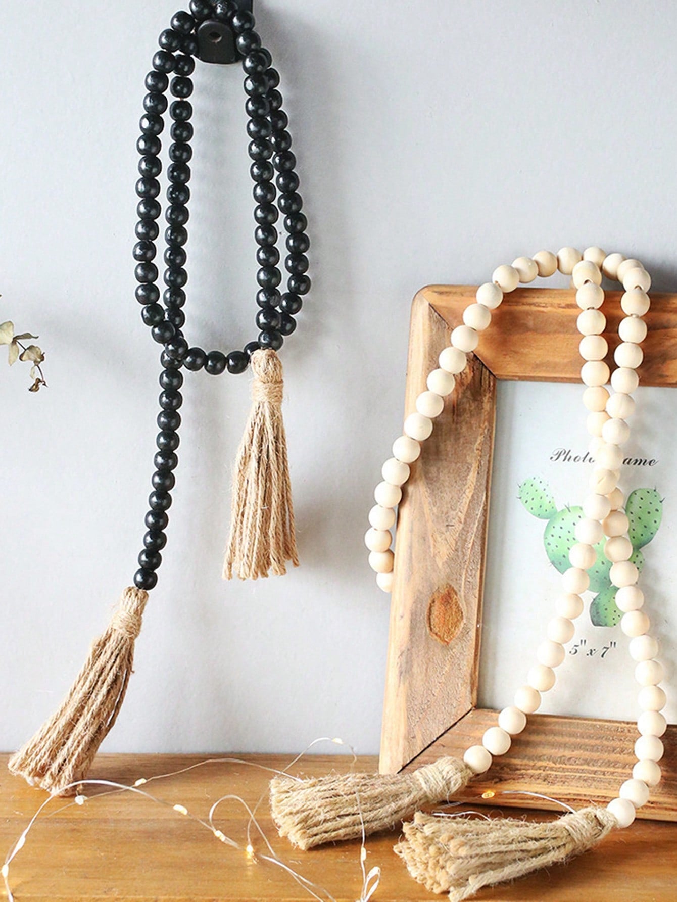 Jute String Tassel Garlands Boho Home Decorative Hanging Pendant