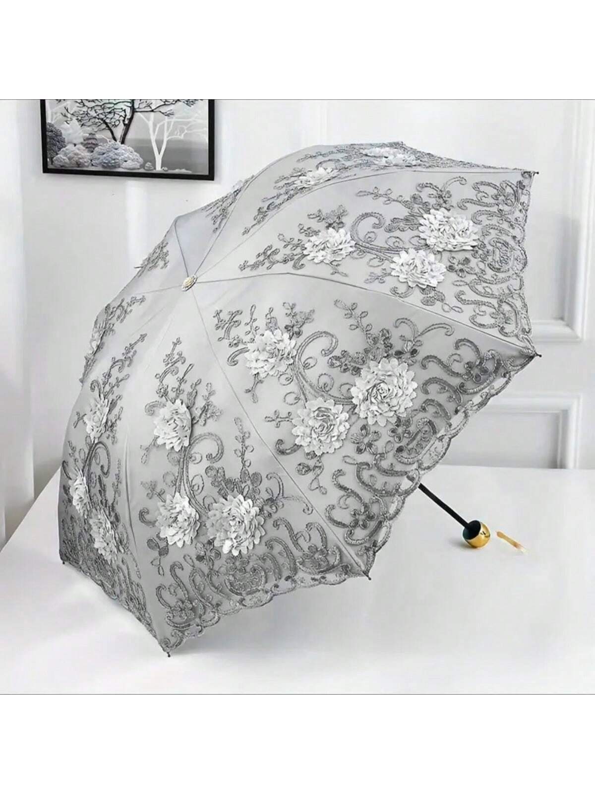 Sweet Princess UV Protection Rain Umbrella,  Portable