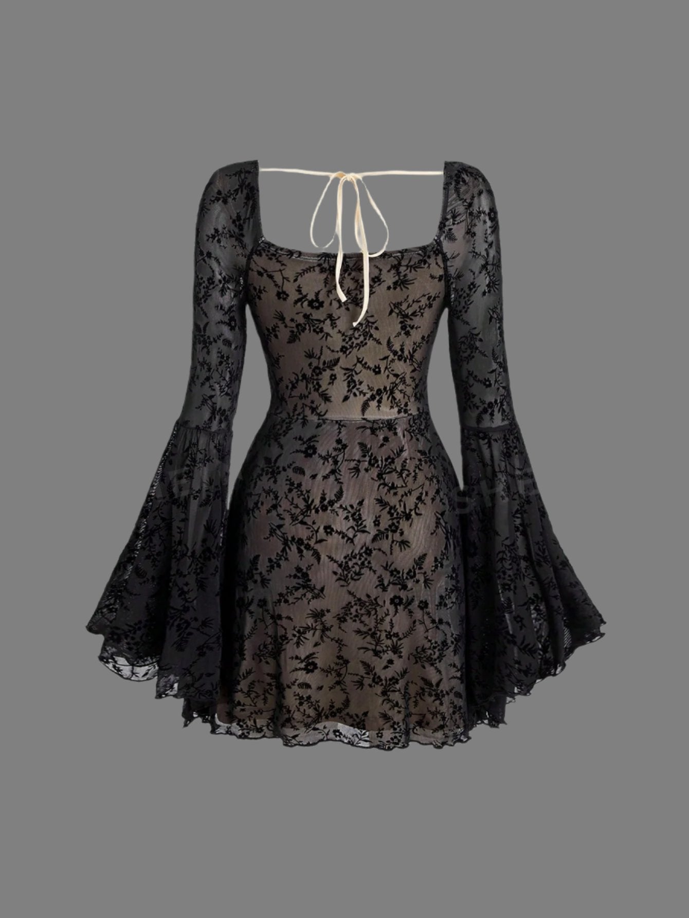 Flare Sleeves Halloween Dress