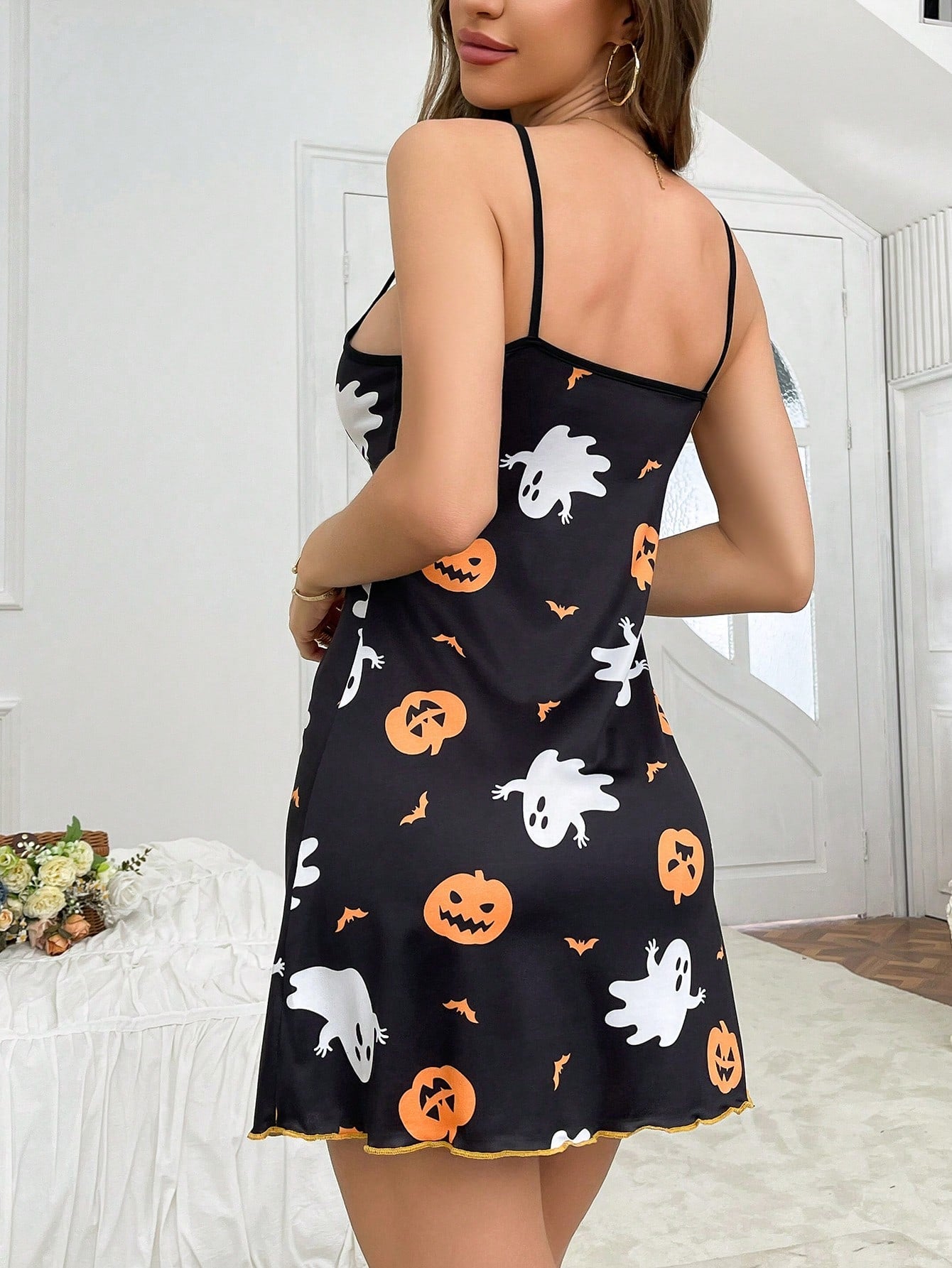 Halloween Sleeveless Nightgown