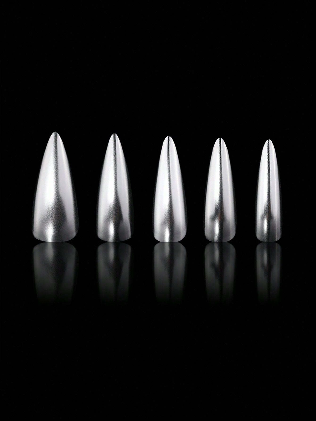 Spooky Season Stiletto Nails - 24pcs incl. file and jelly adhesive