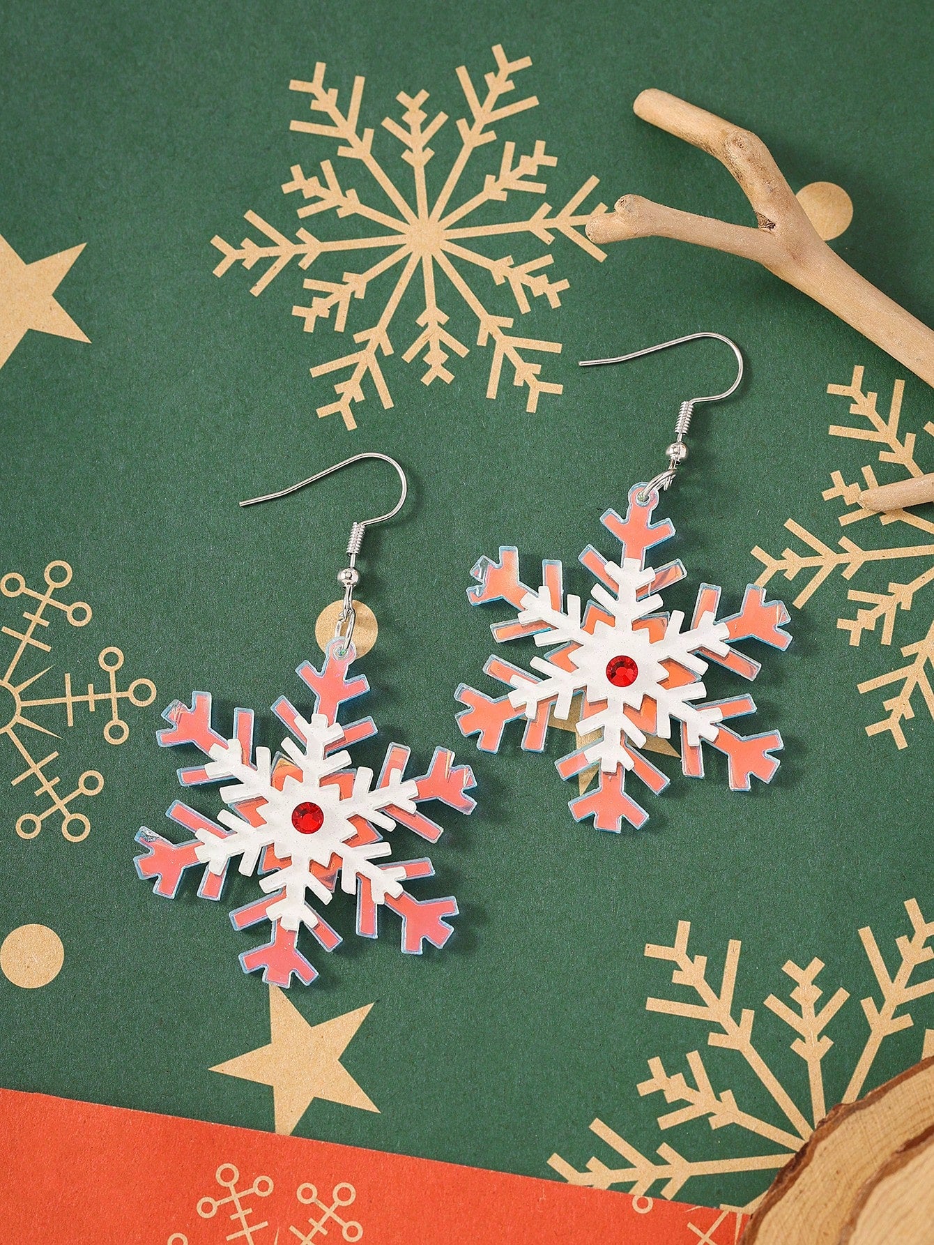 Creative Glitter Christmas Candy Earrings