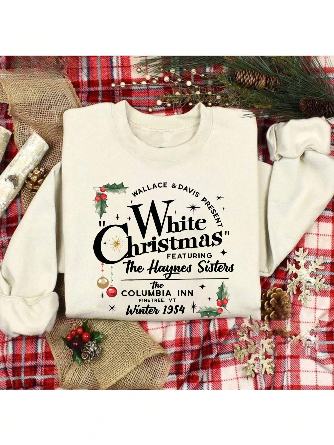 White Christmas 1954 Movie Sweatshirt