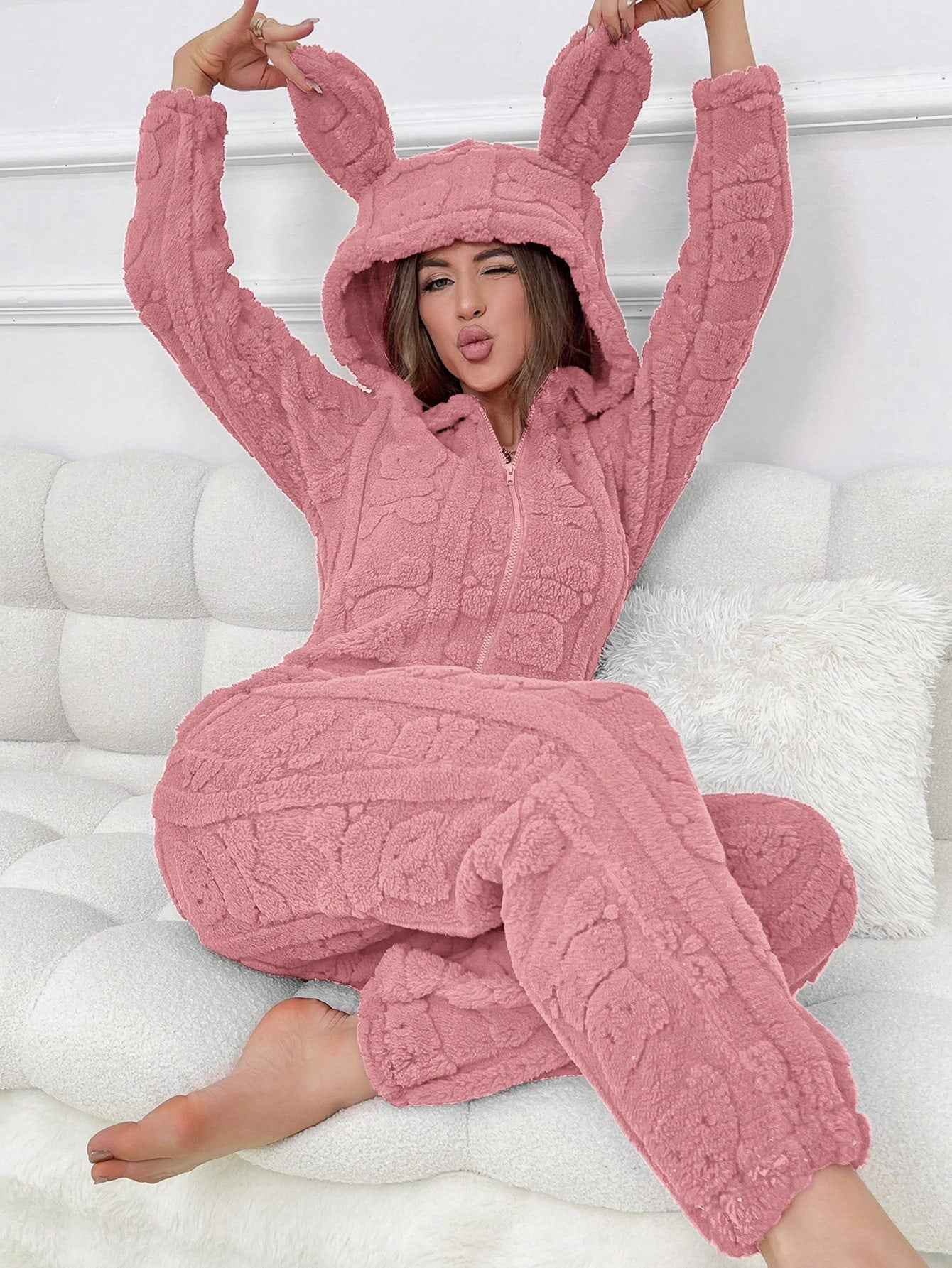 Snuggly Ear Plush Pajamas