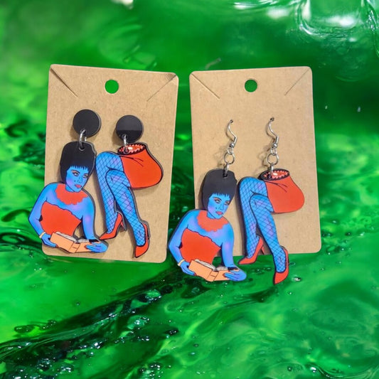 Beetlejuice Waiting Room Drop Earrings