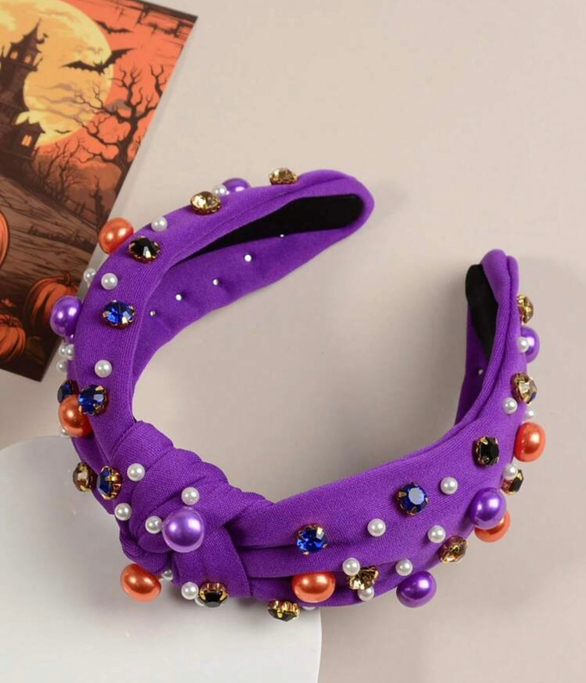 Halloween Beaded Headband