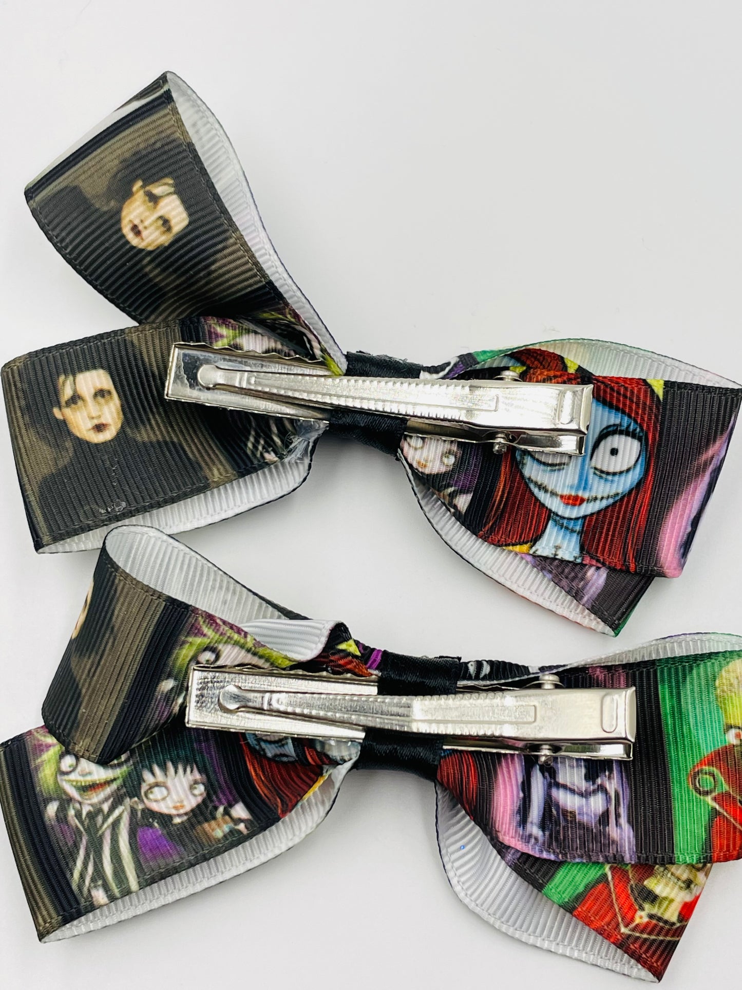 Tim Burton Characters Pigtail Bow Set