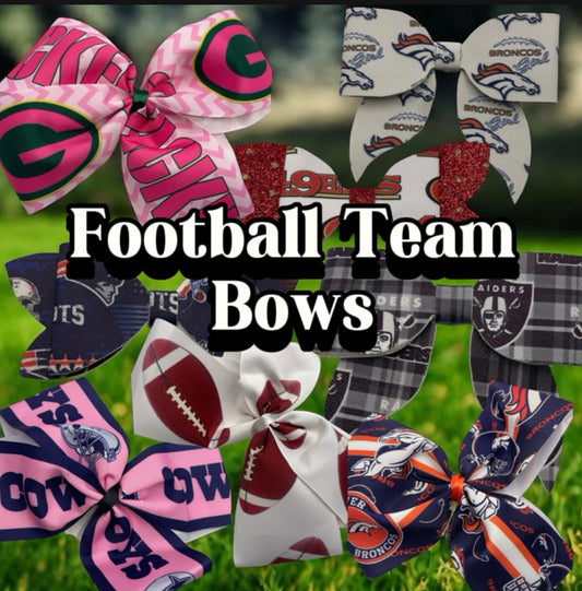 Football Team Bows