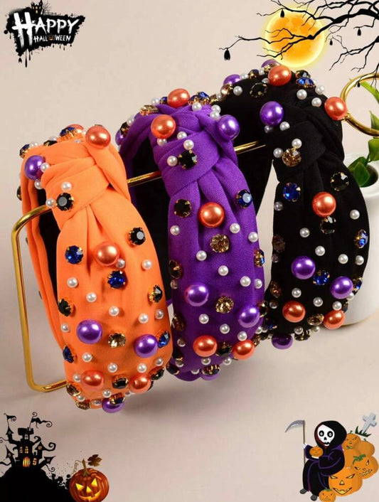 Halloween Beaded Headband