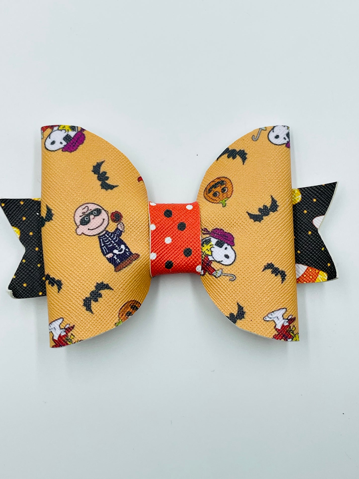 Peanuts Great Pumpkin Stacked Bow