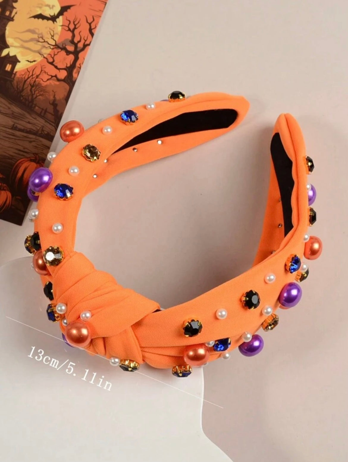 Halloween Beaded Headband