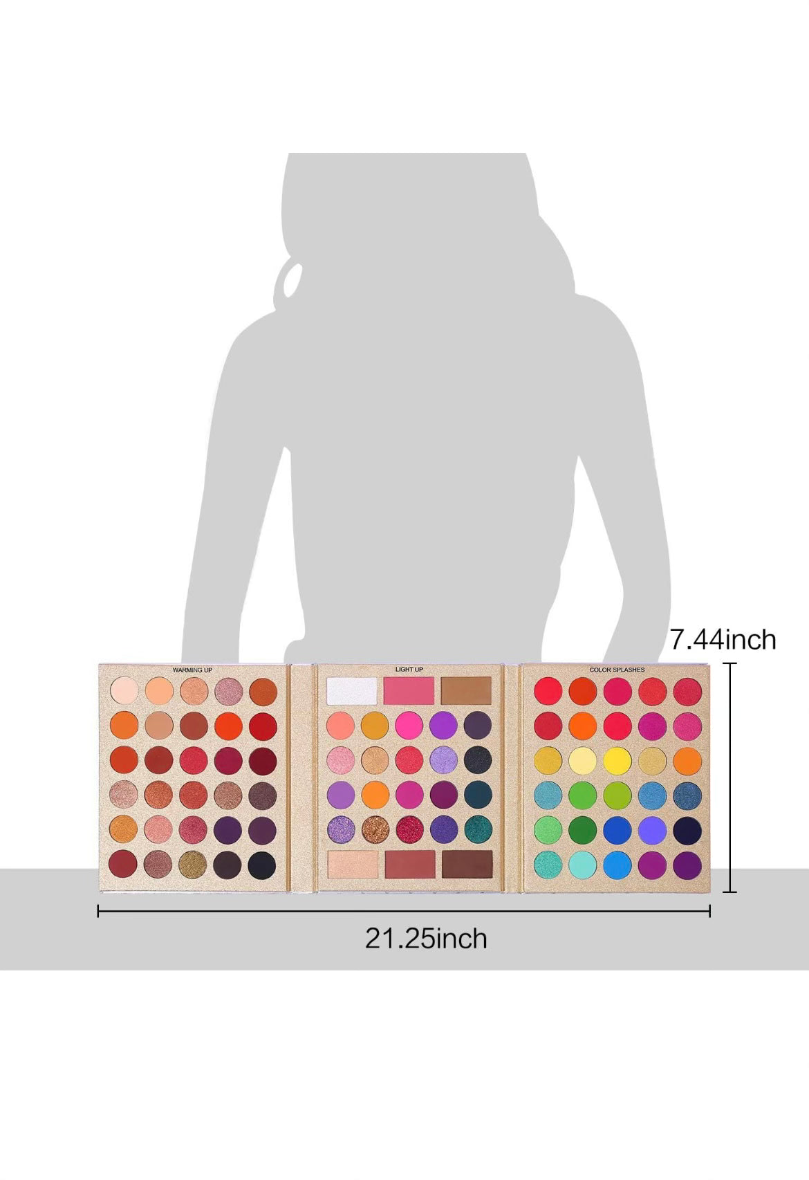 Rainbow Makeup Eyeshadow Palette 🎨 Pigmented 86 Colors