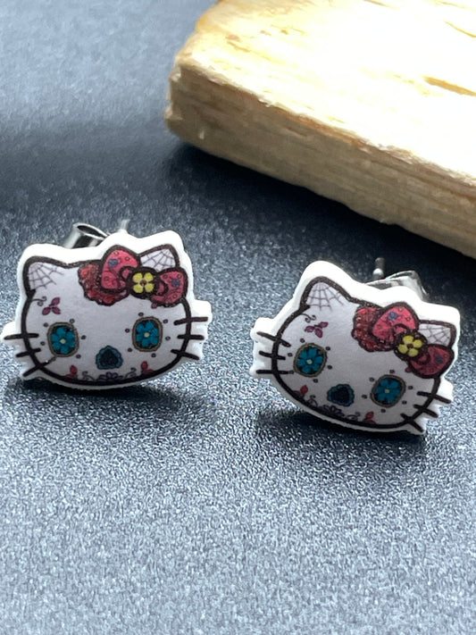 Hello Kitty Spooky Stud Earrings