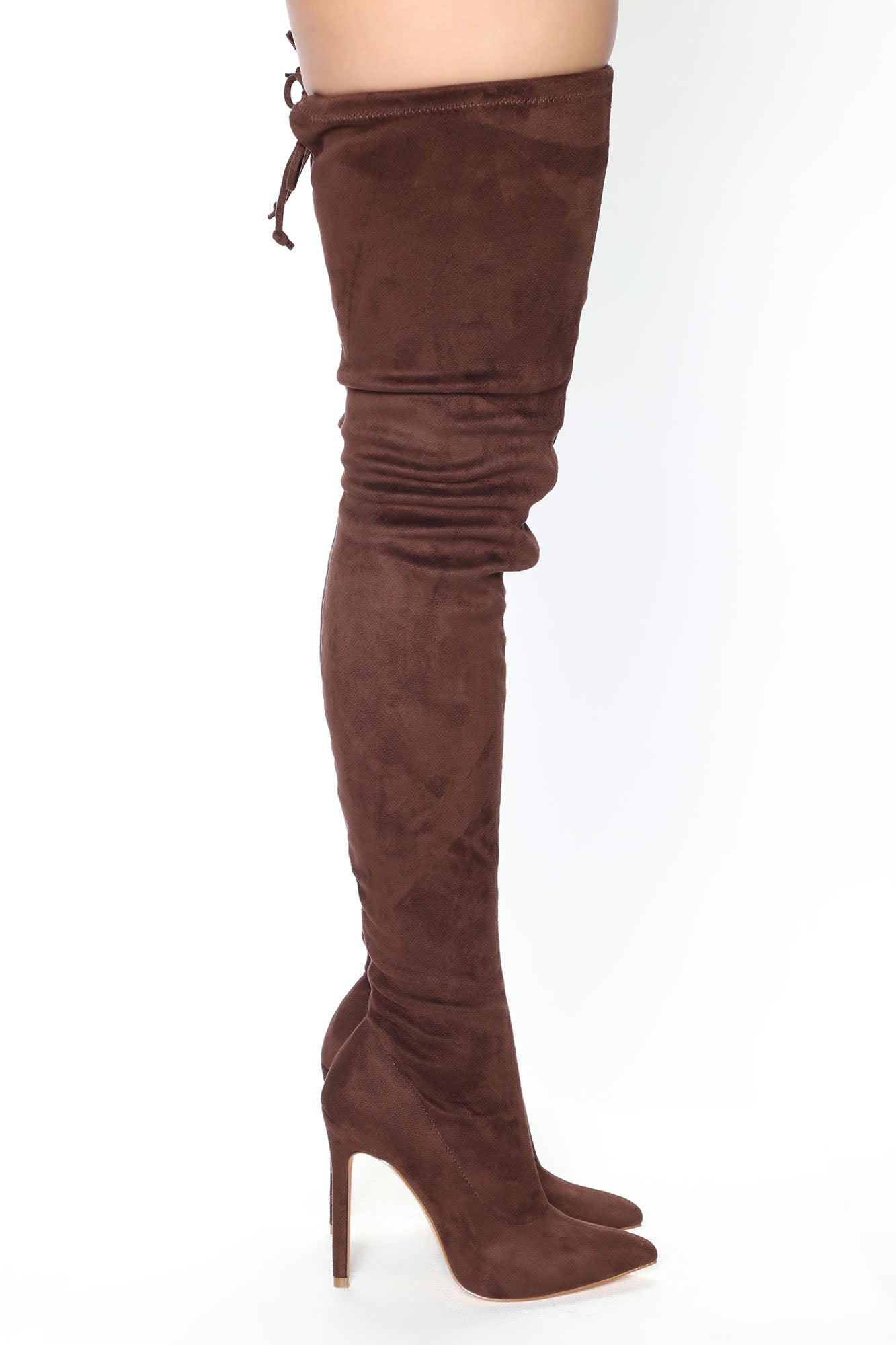 Vicky Over The Knee Boot - Red