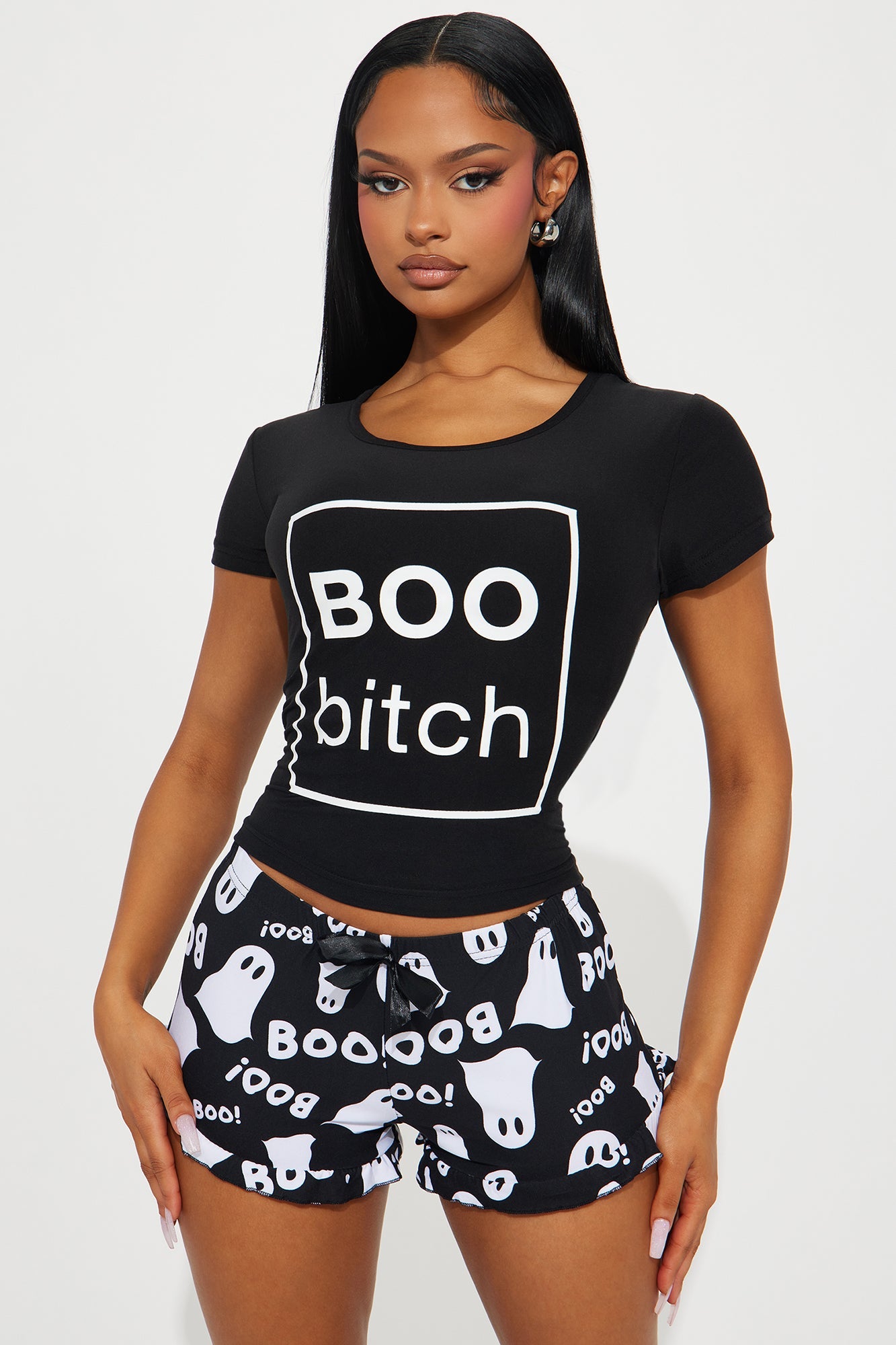 Boo Bish PJ Short Set - PLUS SIZES AVAILABLE