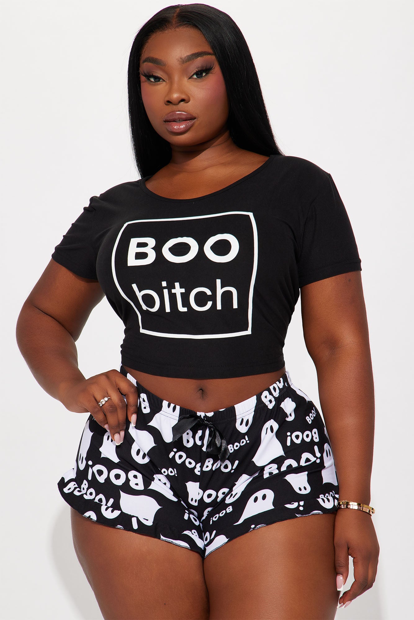 Boo Bish PJ Short Set - PLUS SIZES AVAILABLE