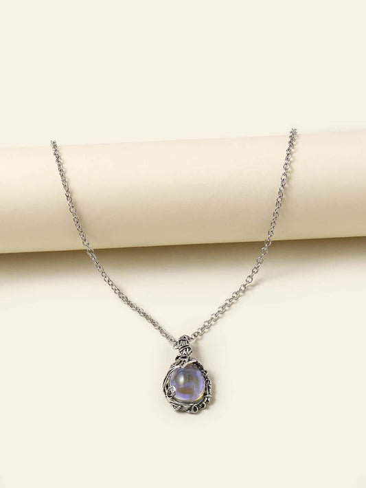 Water Drop Charm Necklace