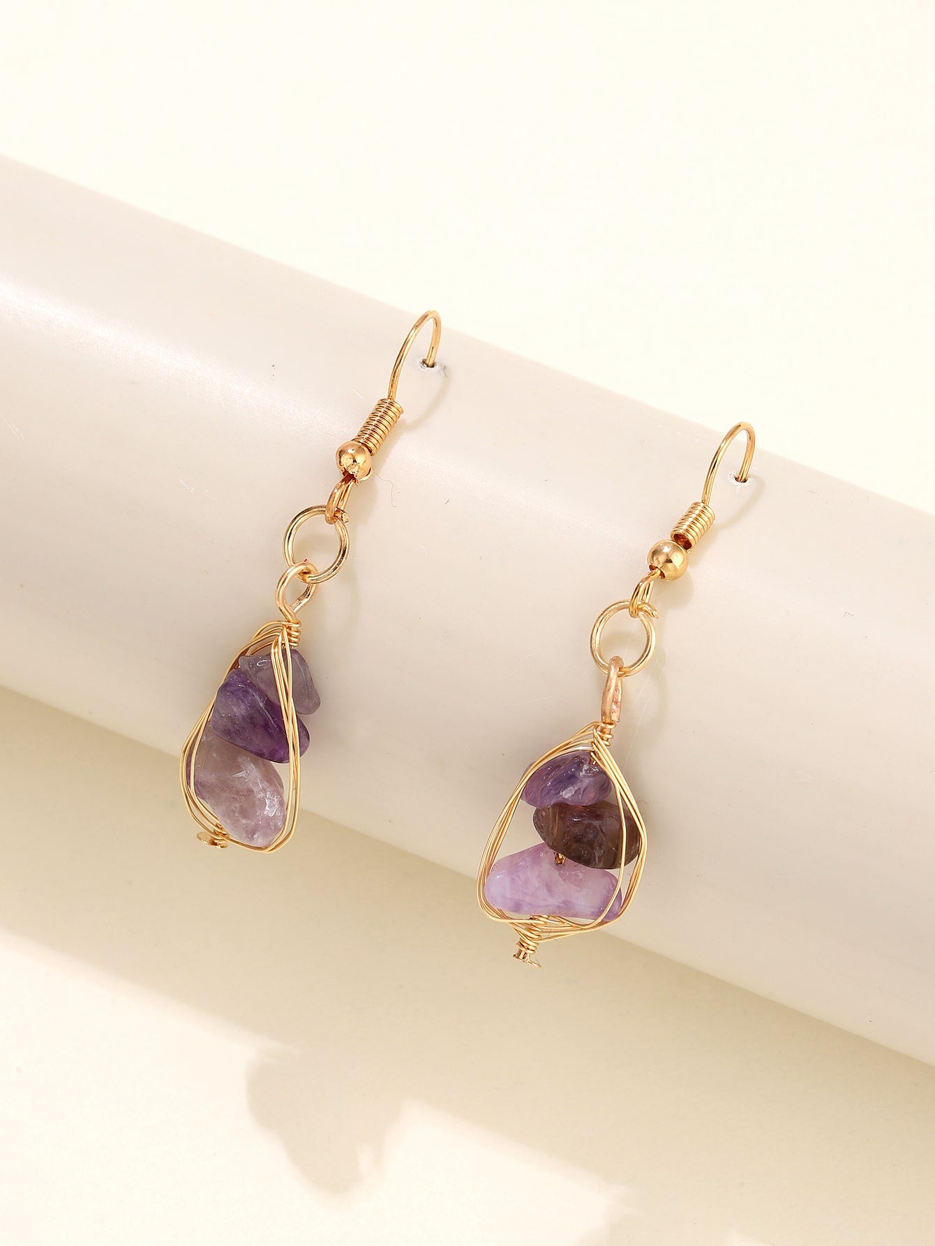 Stone Drop Earrings