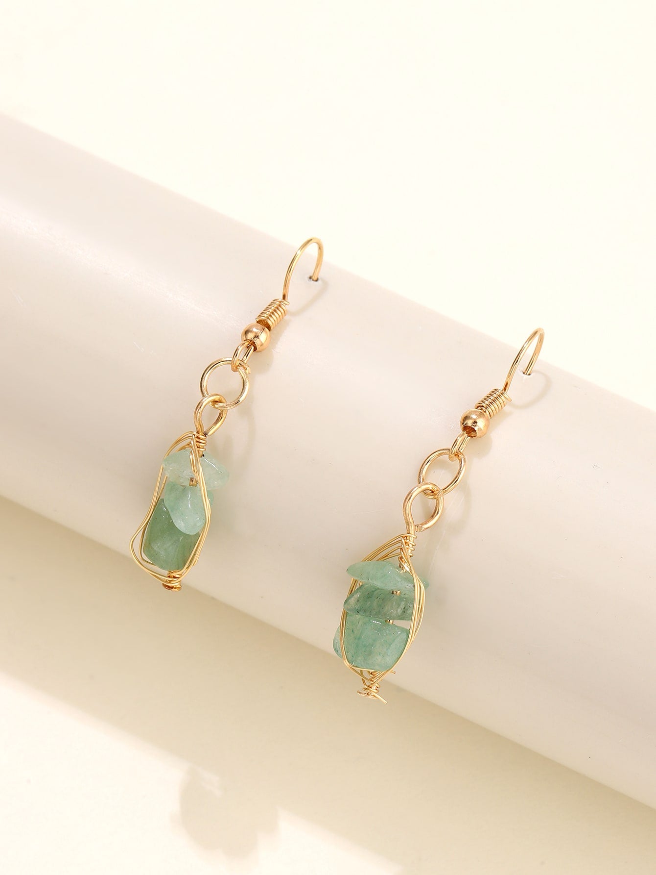 Stone Drop Earrings