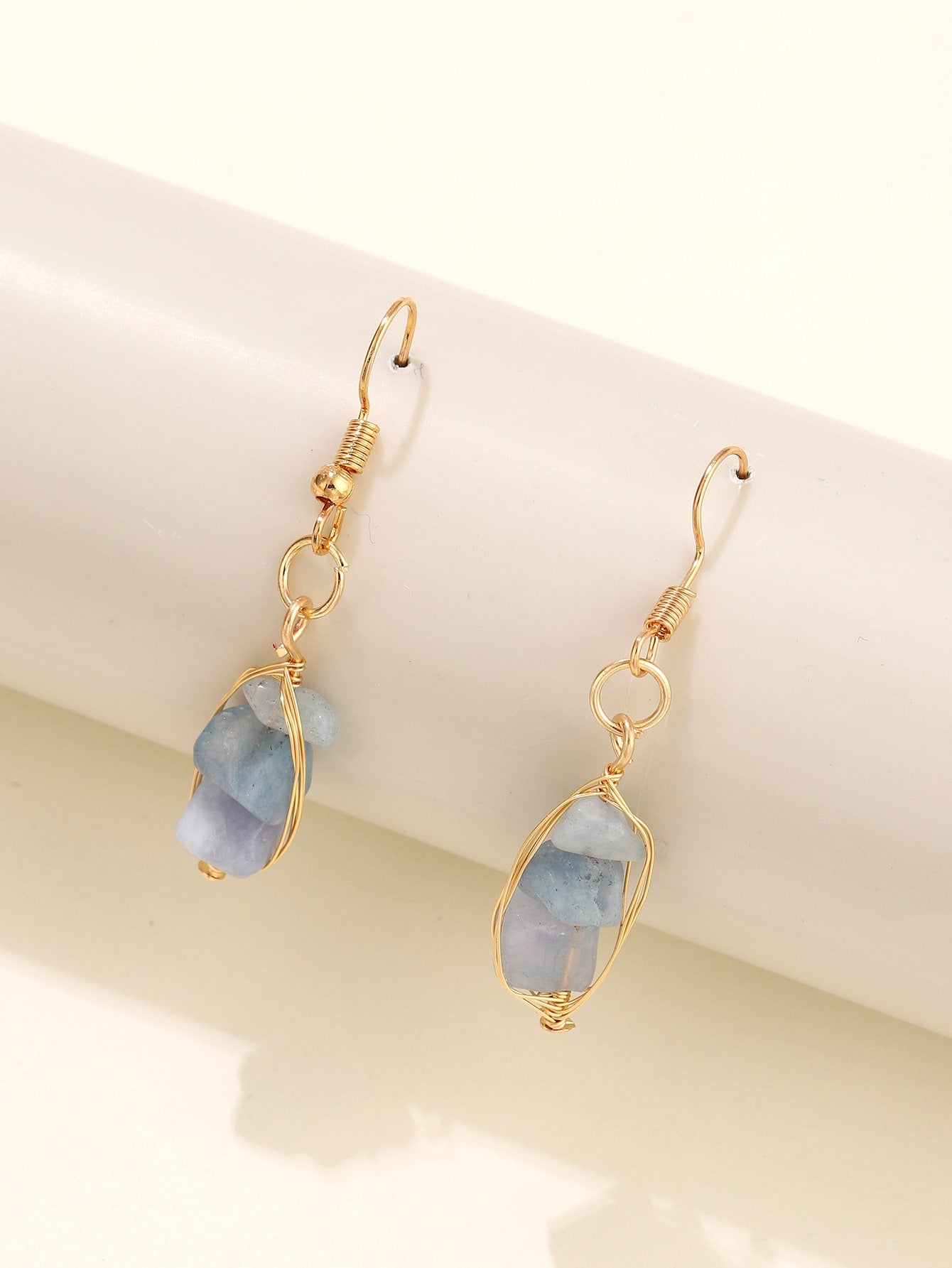 Stone Drop Earrings