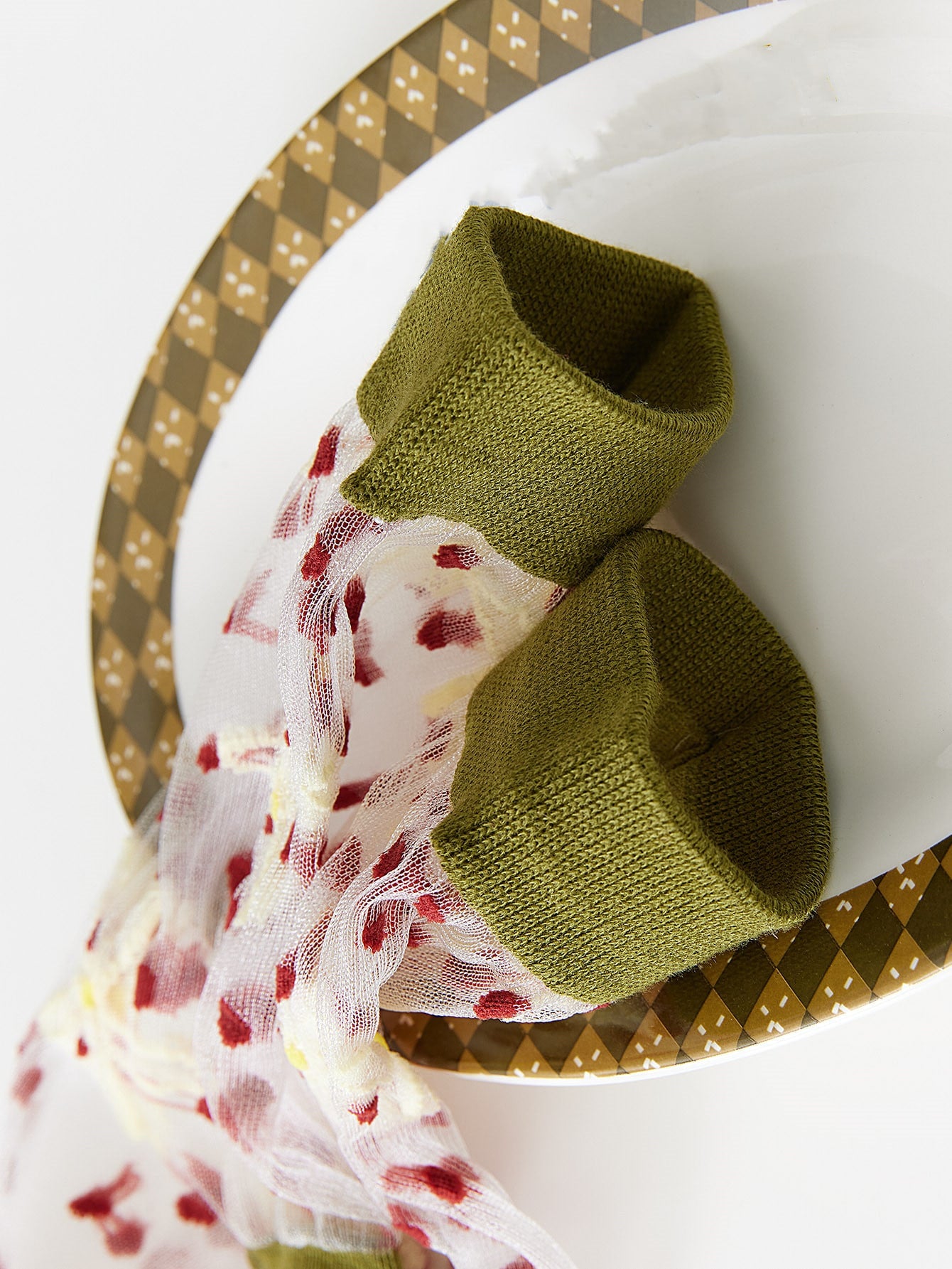 Calcetines de malla floral Fairycore - 5 pares