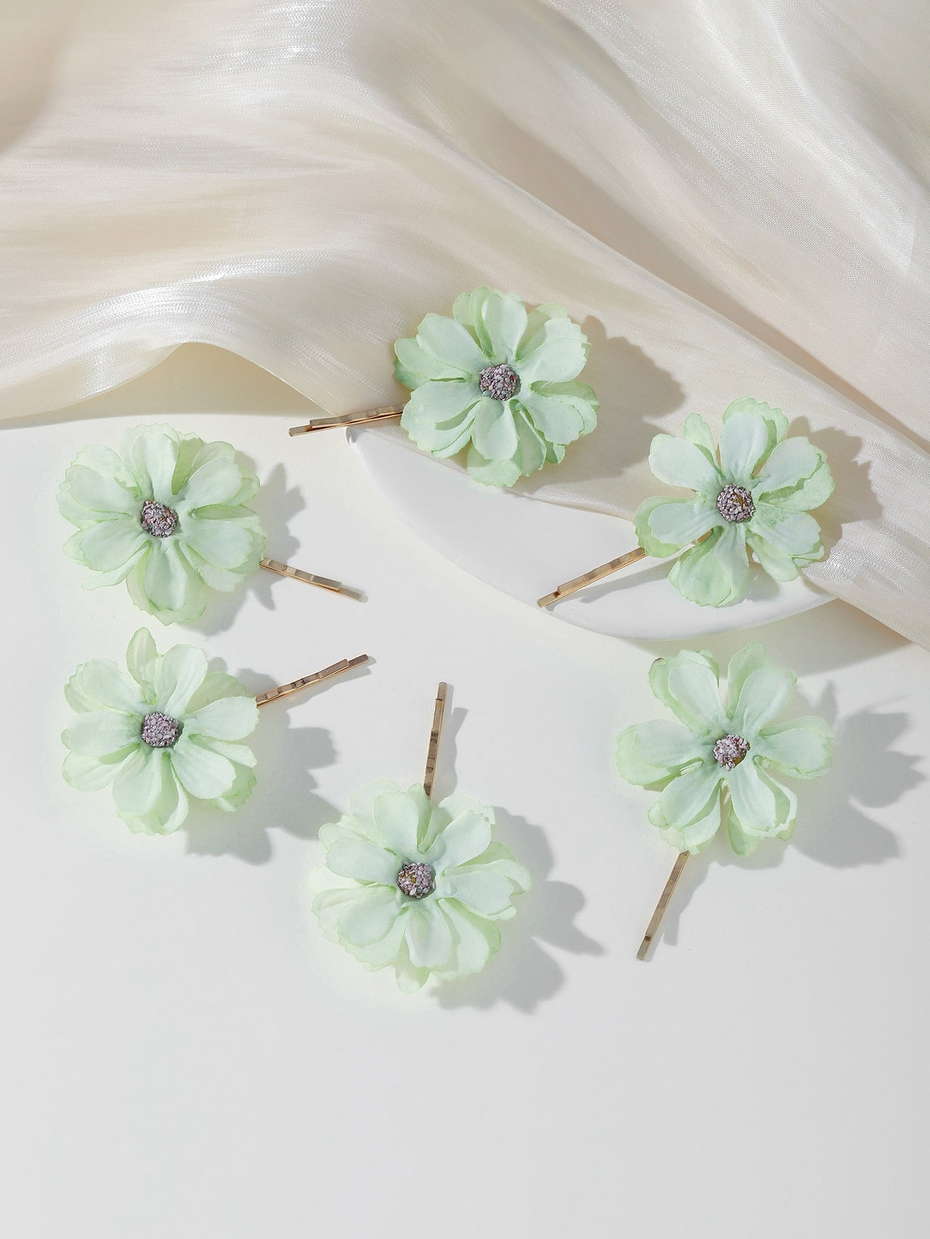 Fairycore 6pcs Flower Pins