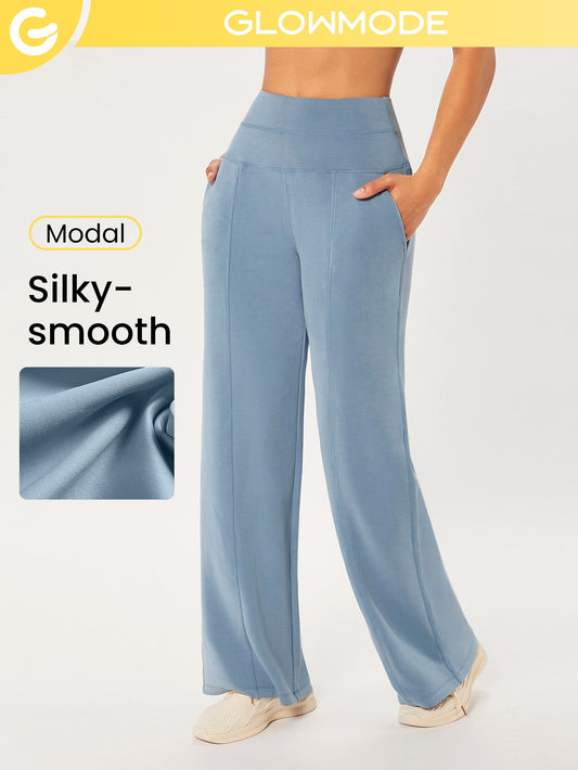 Peace And Glow Modal Silk Touch Relaxed Lounge Pants