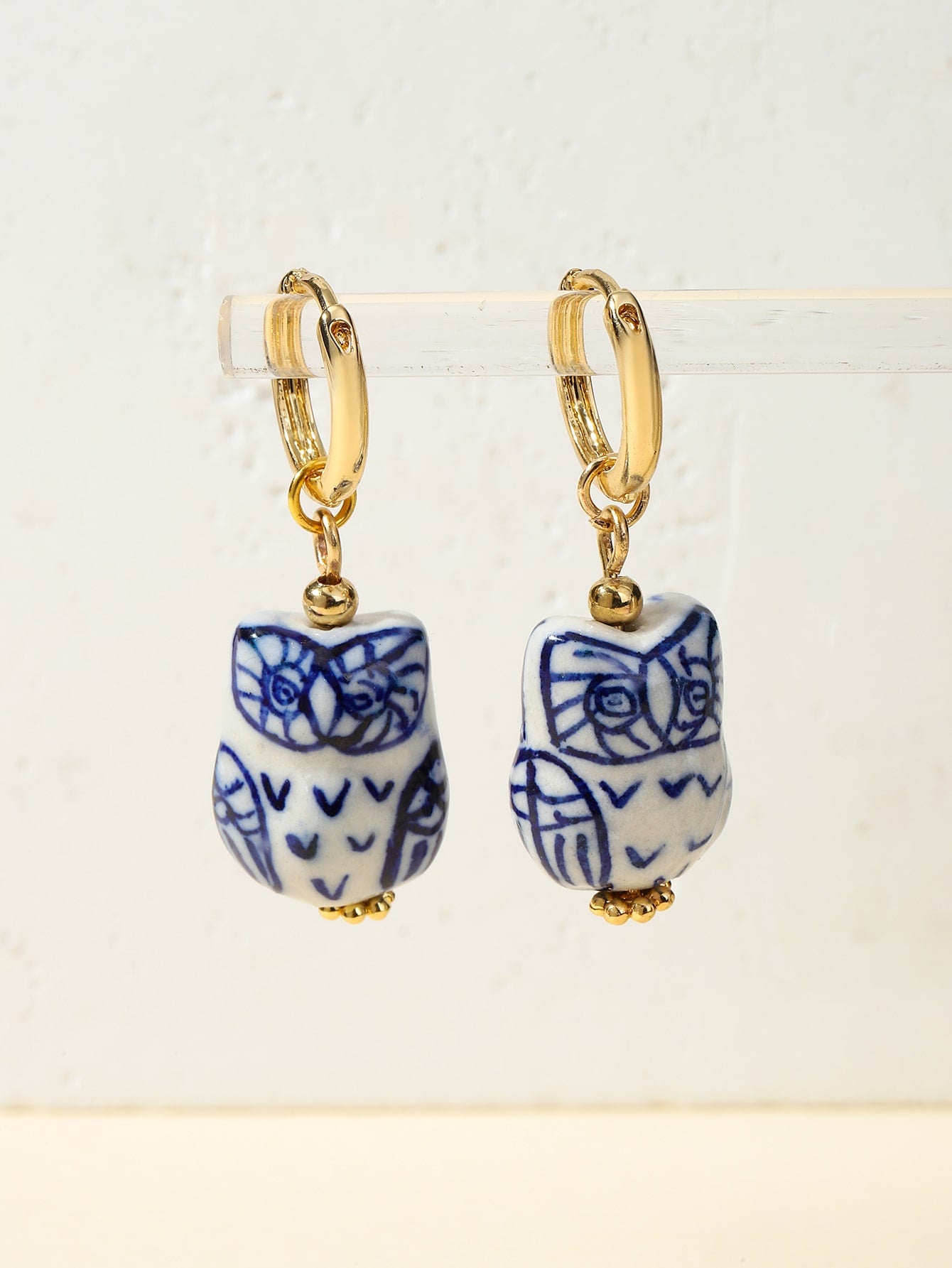 Owl Drop Boho Earrings