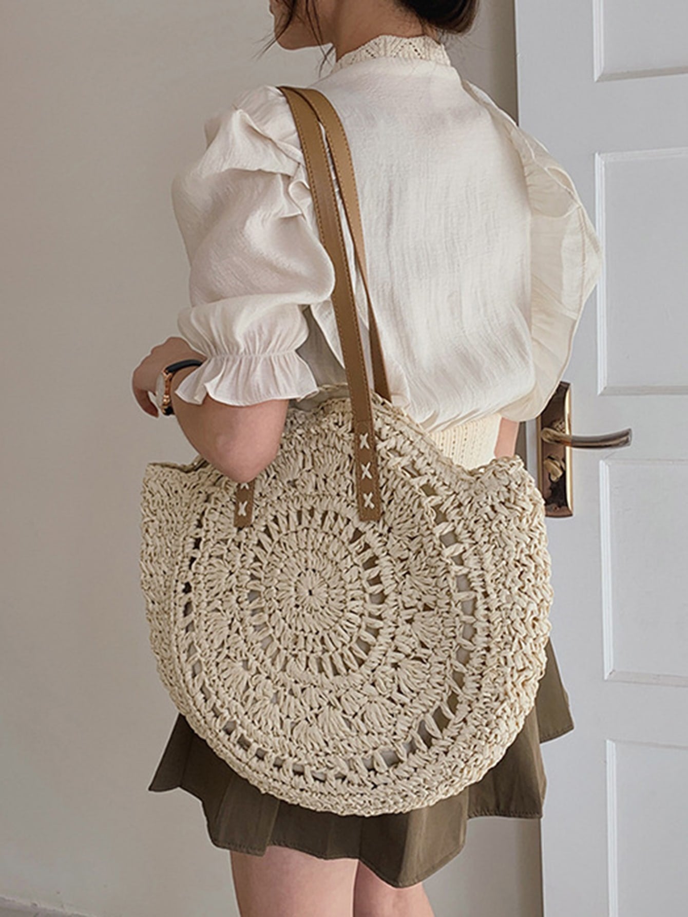 Bolso De Paja Boho Chic