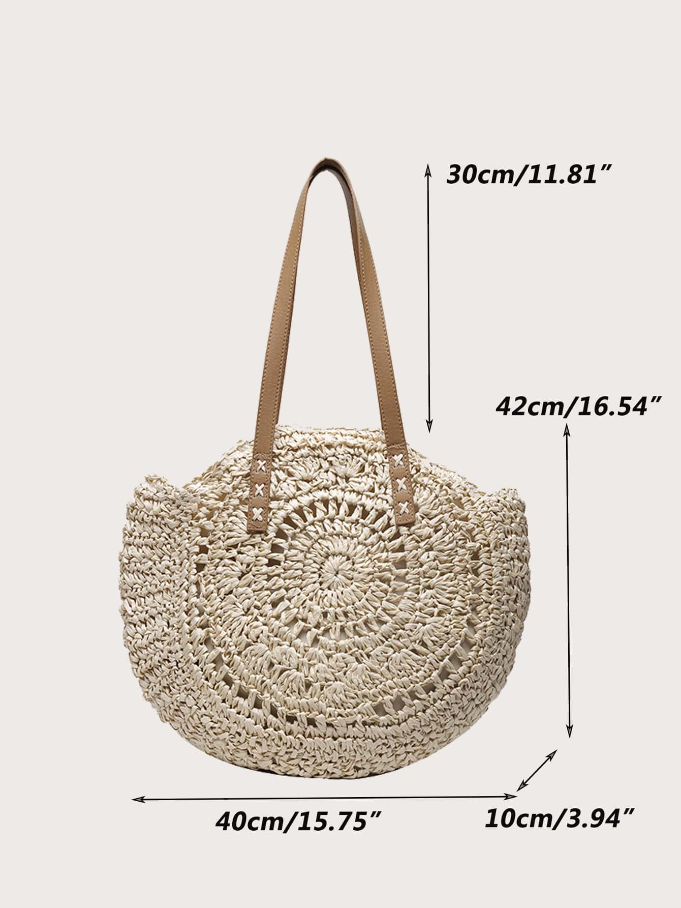 Bolso De Paja Boho Chic