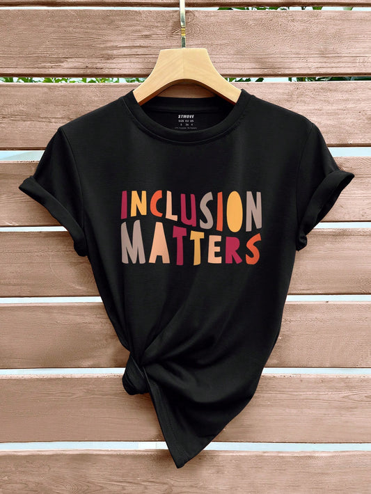 Camiseta gráfica La inclusión importa