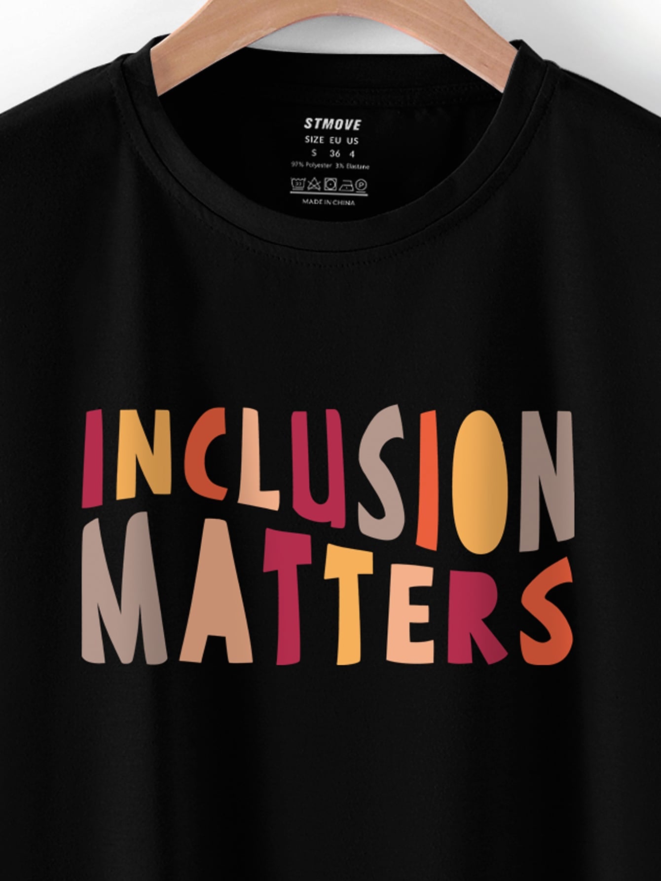 Camiseta gráfica La inclusión importa