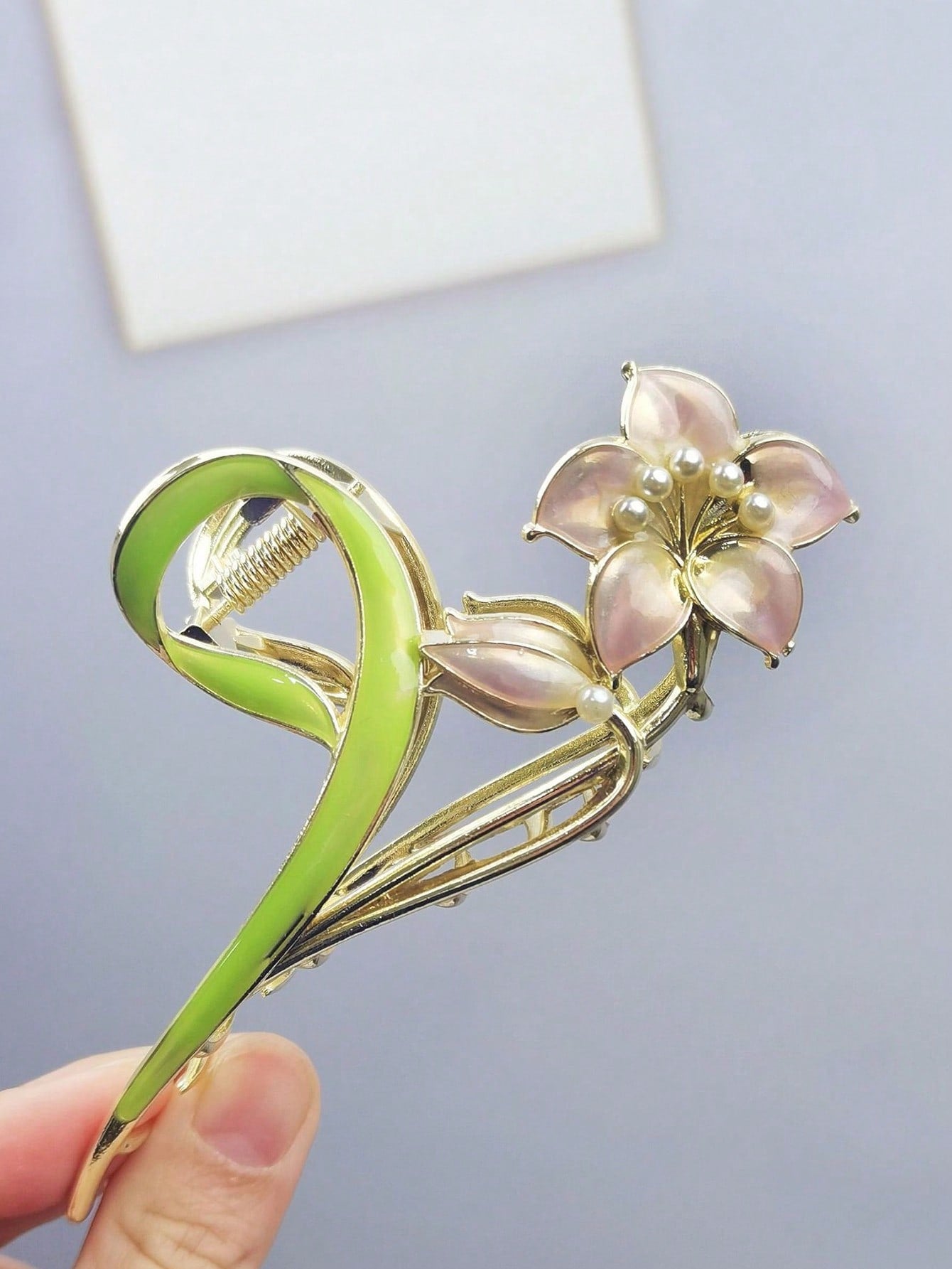 Tulip Hair Claw Clips Non Slip Strong Hold