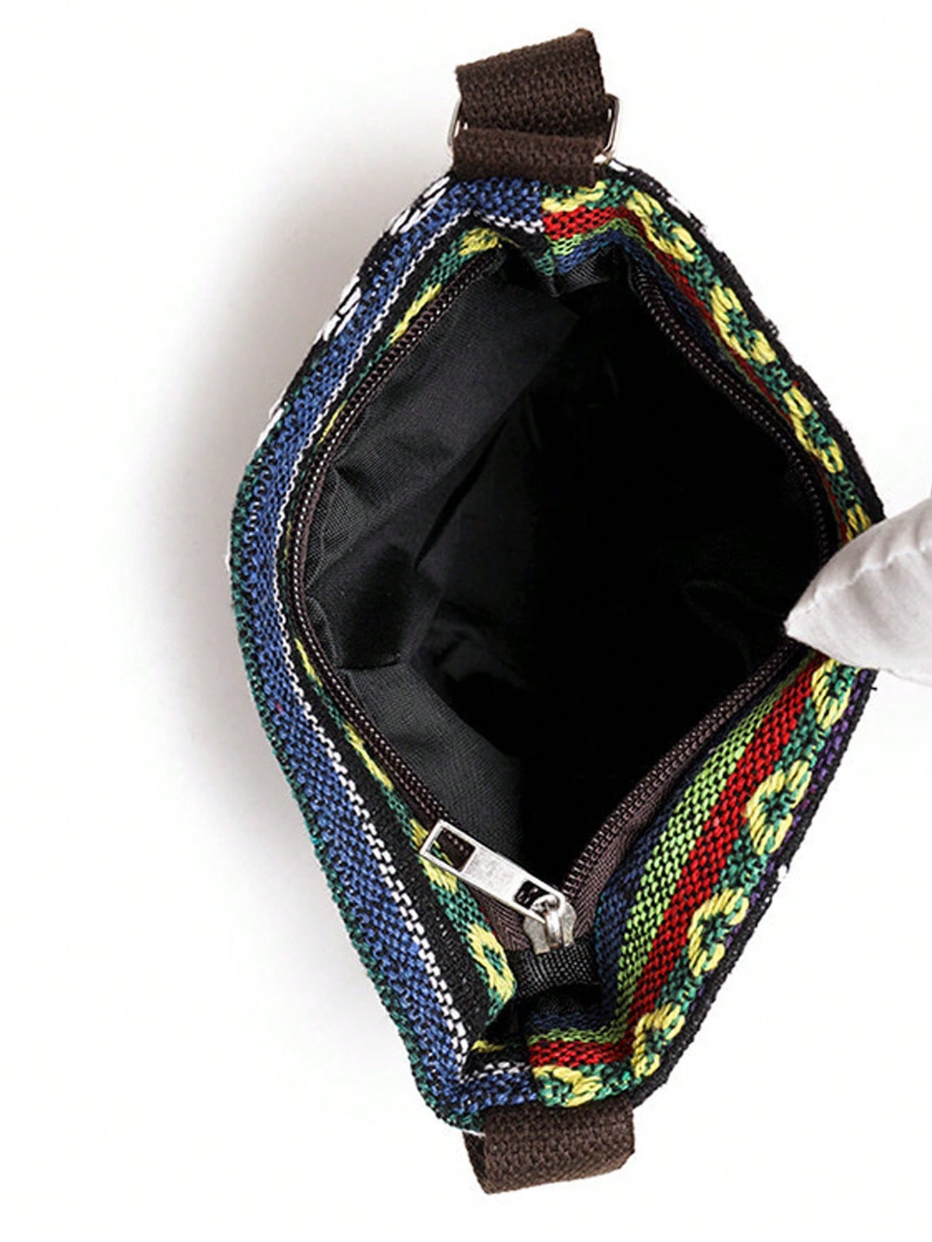 Elephant Embroidery Crossbody Shoulder Bag