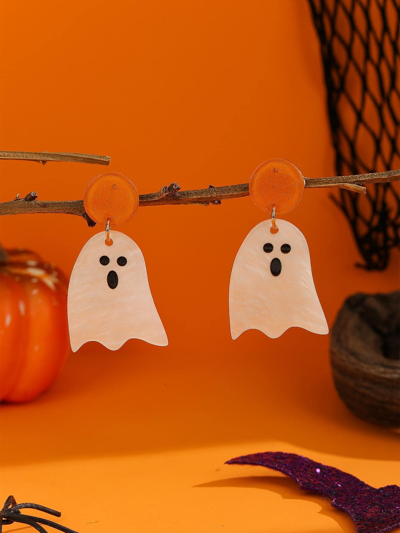 Pendientes colgantes de fantasma de Hallows Eve