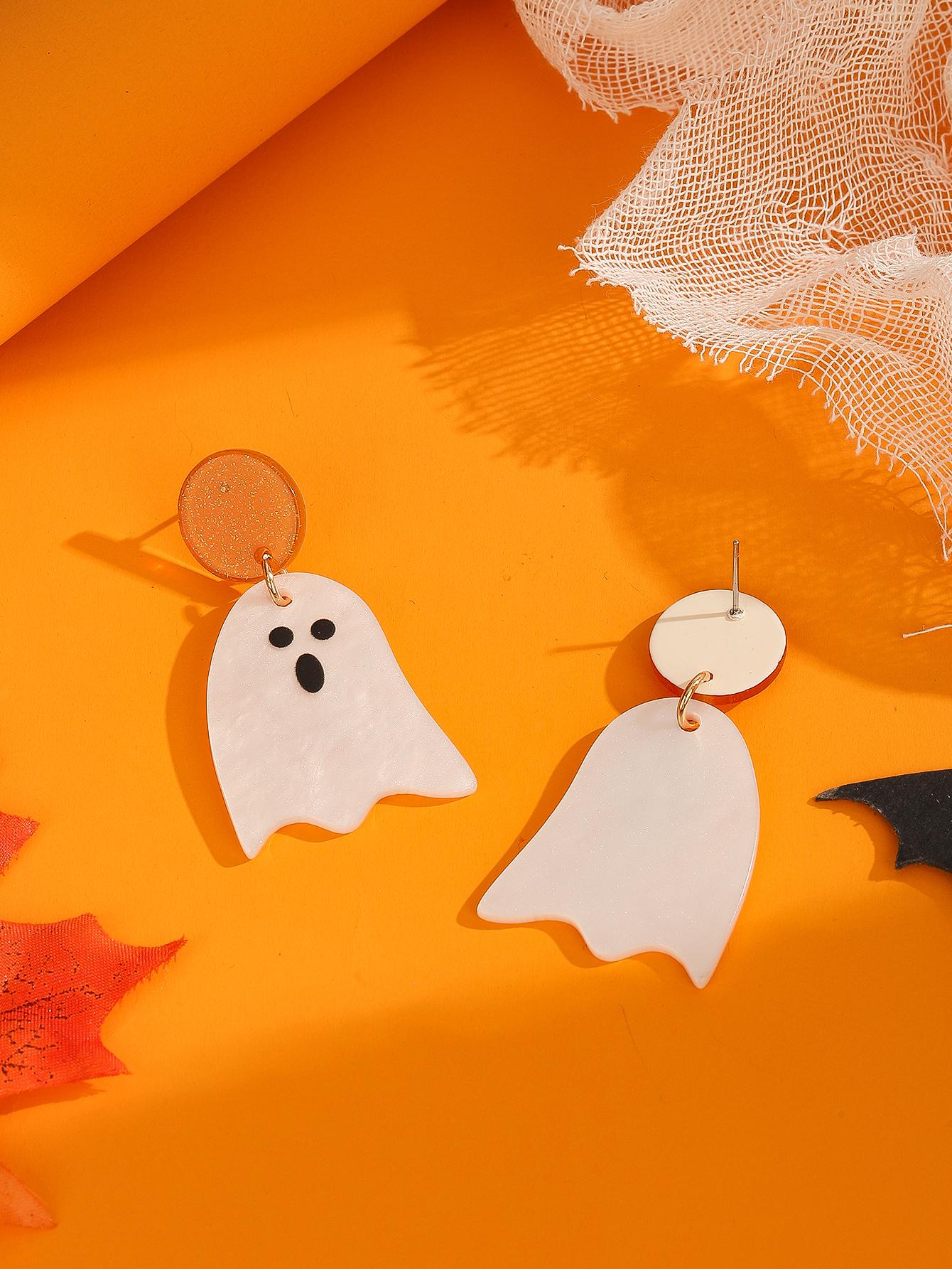 Hallows Eve Ghost Drop Earrings