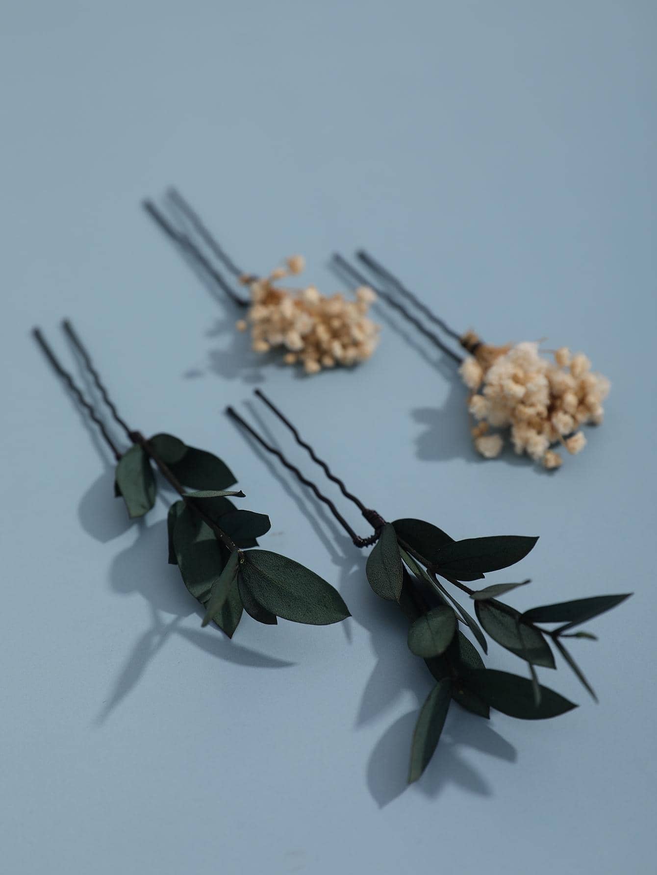 Romantic Flower Leaf Hair Clip - 11pcs