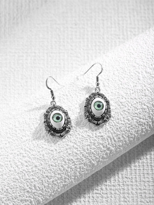 Pendientes Punk Ojos Verdes